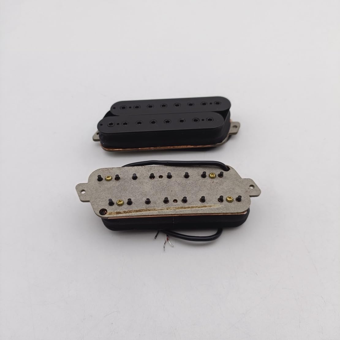 Headless Fanned Fret Guitar Pickup with Alnico 5 Magnet Humbucker Double Coil Pickups Replacement Parts for 7/8 String E-Gitarre (8 Saiten)