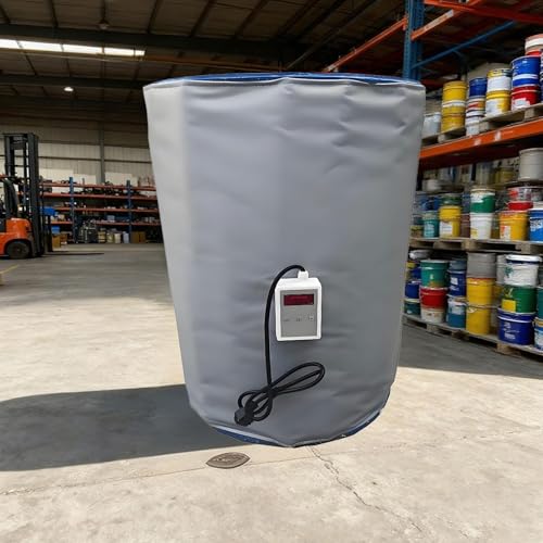 IBC Tote Heater- Metallfass- Temperaturregelung mit 10 mm Isolierung für gleichmäßige Erwärmung von industriellen Lagertanks