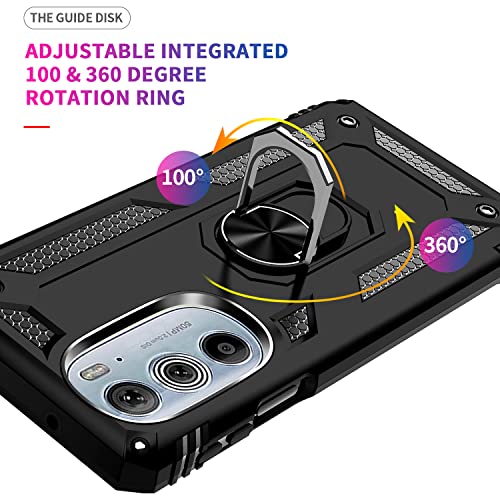 Coque Moto Edge 30 Pro antichoc violette protégeant l'écran et compatible aimant - 6