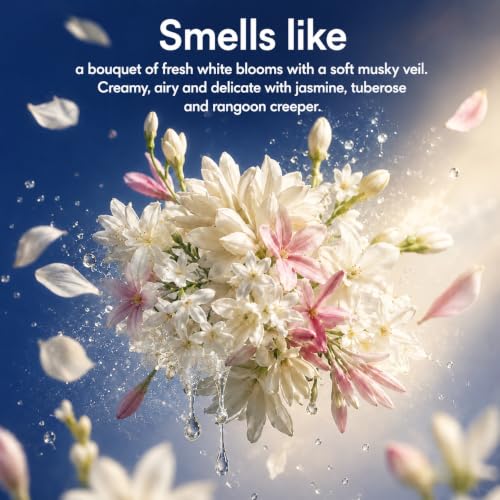 Image of Bottled Blooms EDP 50ml | Long Lasting Jasmine Perfume for Women | Floral Luxury Fragrance | 20% Concentrate | Gift for Women