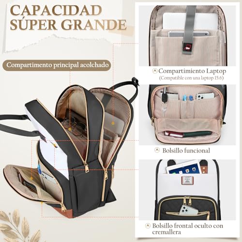 Mochilas Y Bolsas, Personal Computer mochilas laptop mujer Marca NUBILY (2)