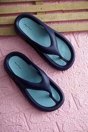 Image of HEALTH FIT Extra Soft Premium Slippers with Soft Acupressure Comfortable & Light Weight Stylish & Anti-Skid Classic Ultra Soft Casual Waterproof & Everyday Flip Flops HF147