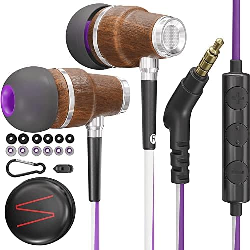 Symphonized Wired Earbuds with Microphone - Noise Isolating Earbuds Wired with Microphone, Ear Buds with Wire, Earbuds for Computer, Corded Earbuds, Earphones Wired, In-Ear Headphones Wired 3.5mm