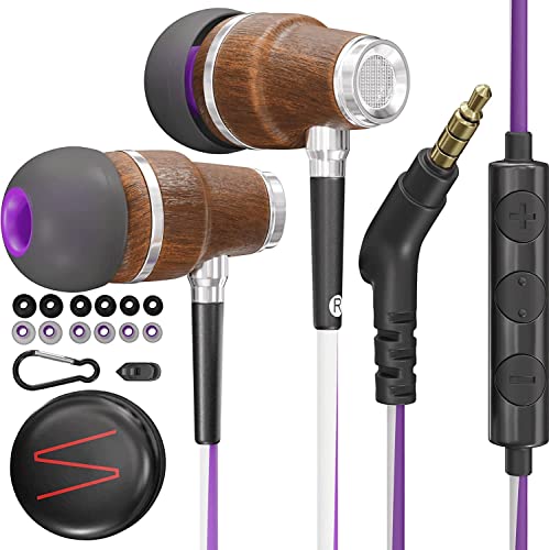 Symphonized Wired Earbuds With Microphone - Noise Isolating Earbuds Wired With Microphone, Ear Buds With Wire, Earbuds For Computer, Corded Earbuds, Earphones Wired, In-Ear Headphones Wired 3.5Mm #TOP4