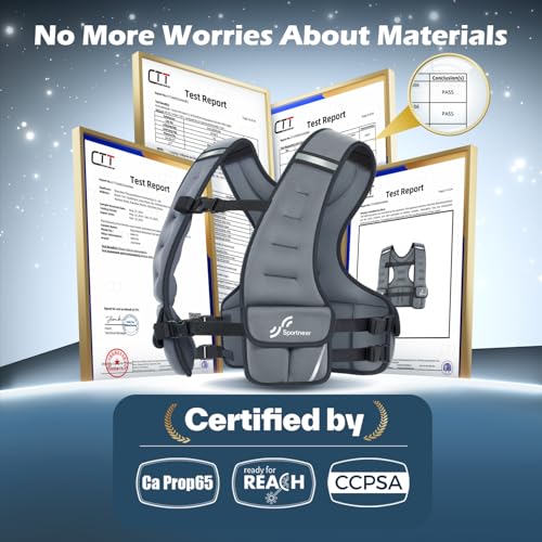 Image of Sportneer Adjustable Weighted Vest Woman: 6-10lb /10-18lb Weighted Vests