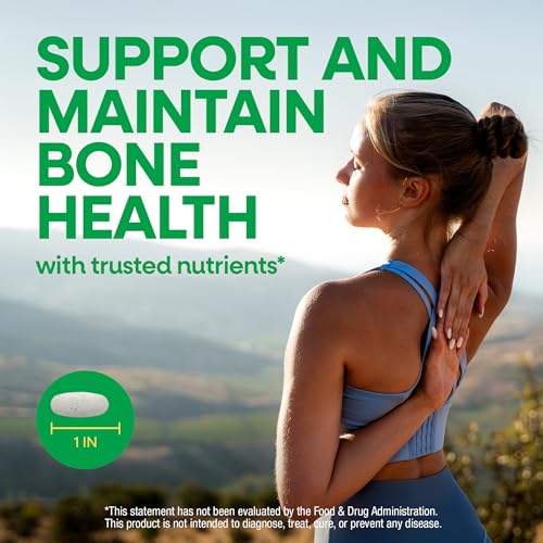 Nature’s Way Alive! Calcium Bone Support Tablets*, 1,200 mg Calcium, 60 ct - image 2
