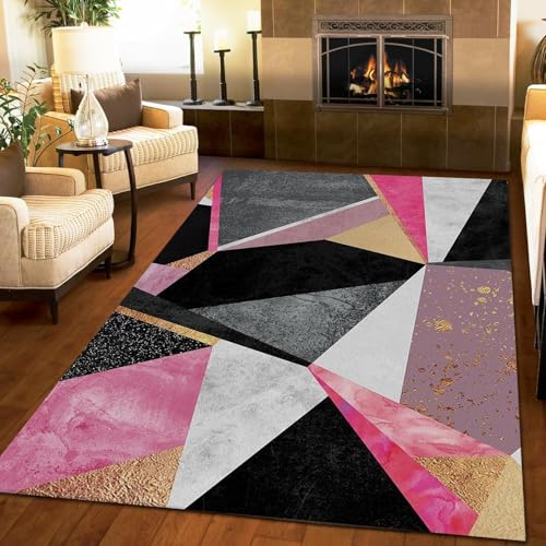 Tapis de sol de canapé design abstrait pour réchauffer le salon - 4