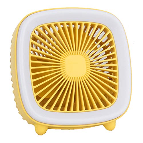 USB Ventilator Tischventilator, Mini-Ventilator,leiser Ventilator tragbare Home Schlafzimmer Büro Outdoor Ventilator,Weiß