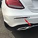 Fit for Mercedes-Benz New E-Class W213 E300 Sedan Sport 2017 2018 2019 Chrome Rear Fog Light Lamp Cover Trim