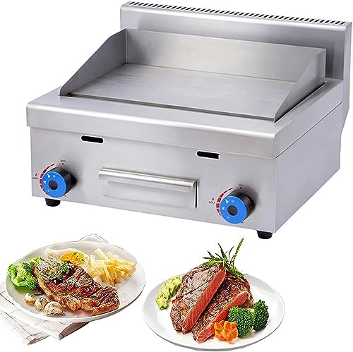 Bandeja para hornear de gas doble parrilla suave GLP comercial acero inoxidable restaurante resistente al aire libre bandeja para hornear gas parrilla parrilla grande antiadherente placa caliente