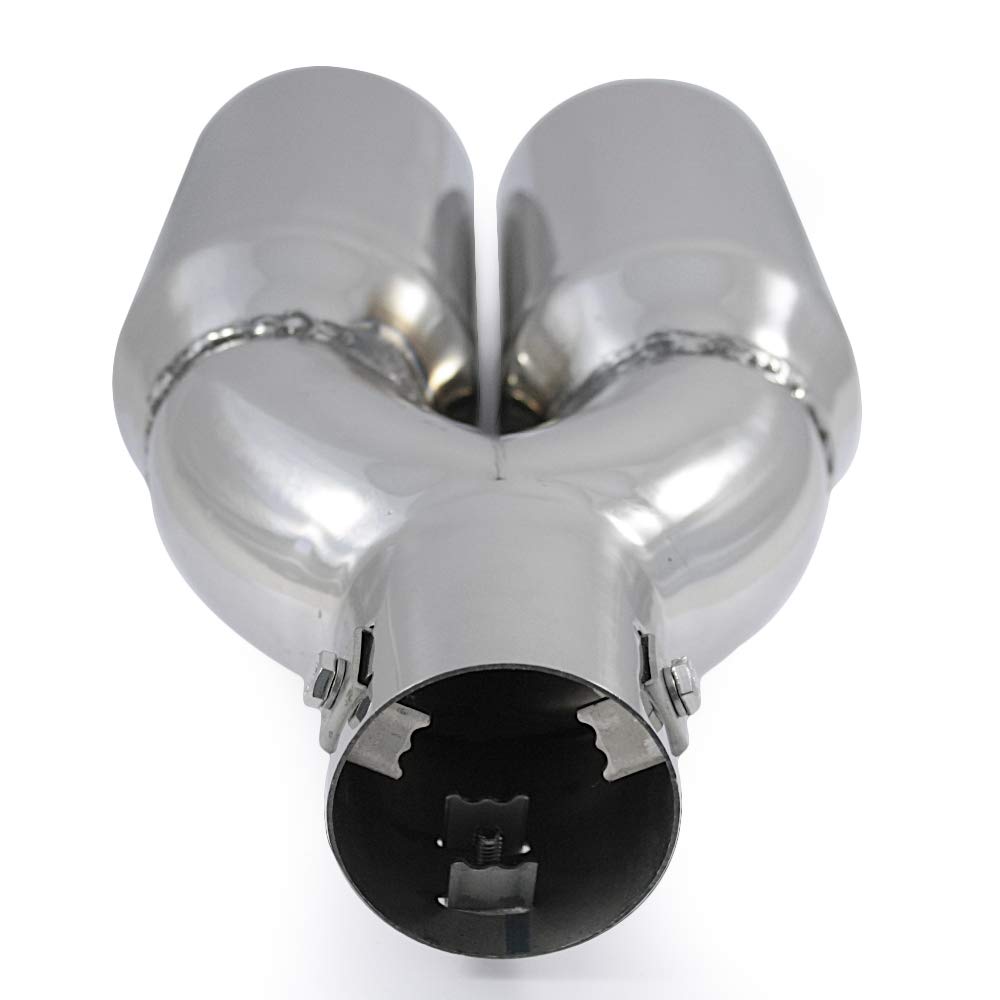 035597513 Exhaust Trim End Piece Exhaust Trim Tailpipe Silencer Sport Exhaust Universal Silencer Sport Tuning Look Stainless Steel Up To 51 Mm