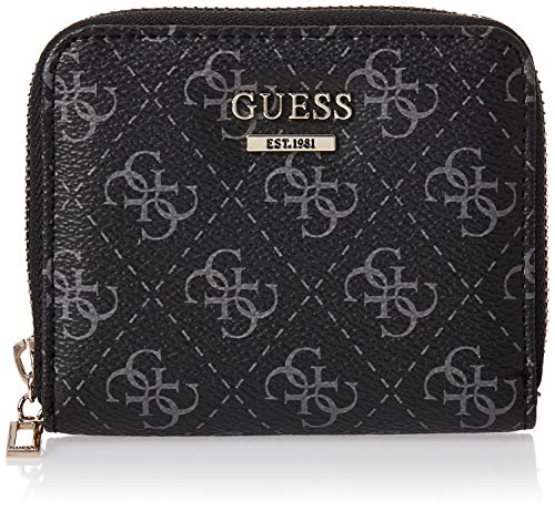 Preisvergleich Produktbild Guess LORENNA SLG SMALL ZIP AROUND, schwarz(coal), Gr. N