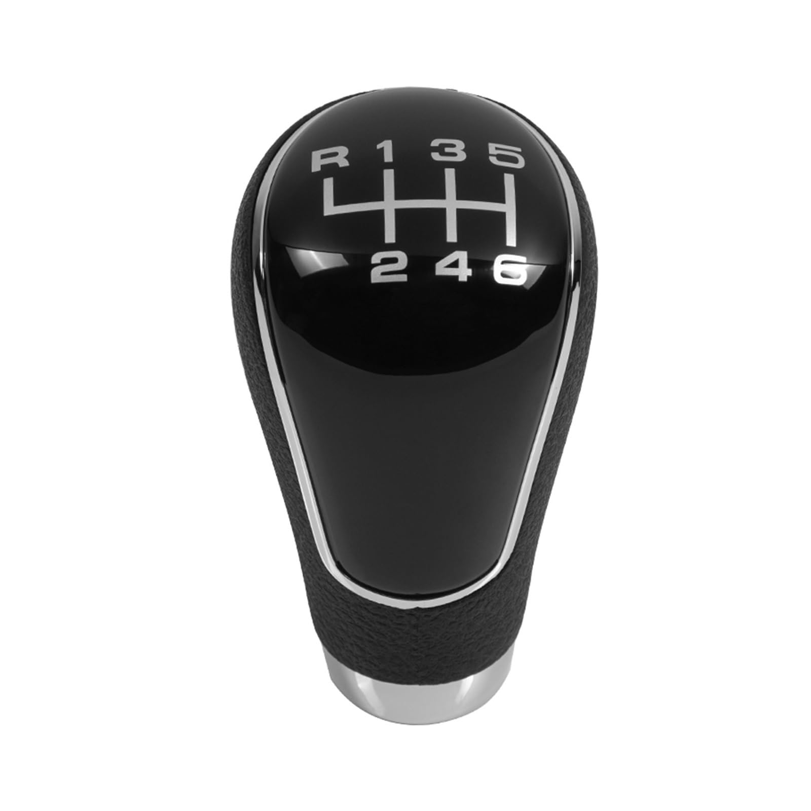 Zynther 6 Speed Black Automatic Shift Knob Gear Shift Knob Lever Shifter Head Car Styling Accessories For Mazda 2/3/323/6/3 Bk 2004 2005 2006 2007 2008 2009 2010 2011 2012(6 Speed Black)