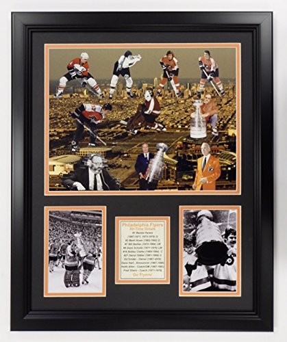 Legends Never Die NHL Philadelphia Flyers All Time Greats Double Matted Photo Frame, 18" x 22"