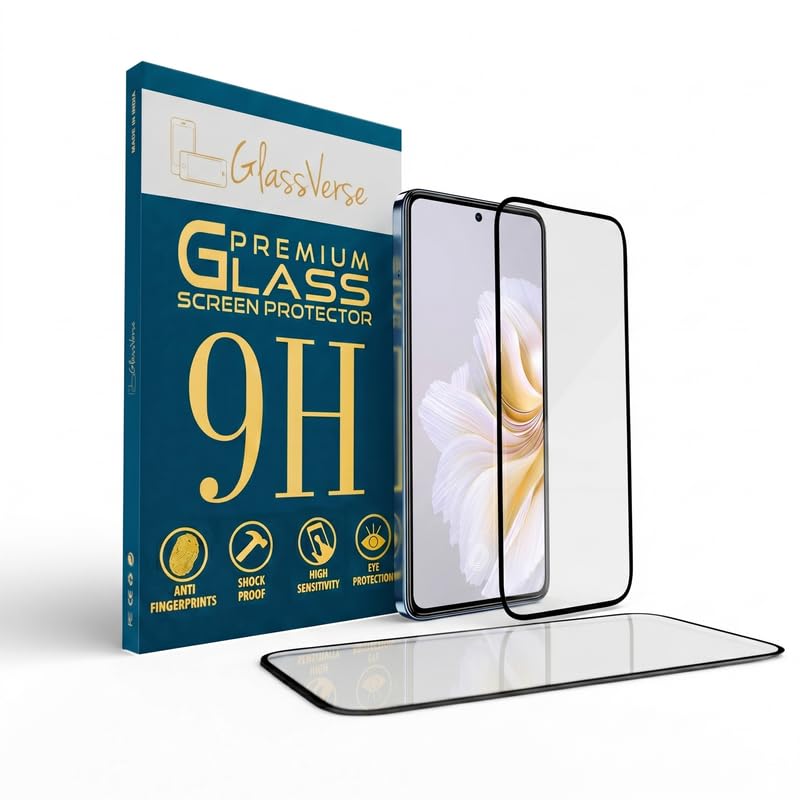 Image of Glassverse 9H Gorilla Tempered Glass for Tecno Camon 20 Pro 5G | HD Clarity Screen Protector, Ultra Strong 9H Protection, Edge to Edge, Case Friendly, Hassle-less Installation Kit Included.(Pack of 2)