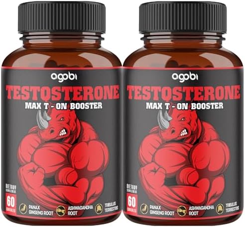 2 Packs 60 Capsules – 11 Herbs Combined with Ginseng, Ashwagandha, Tribulus & More.