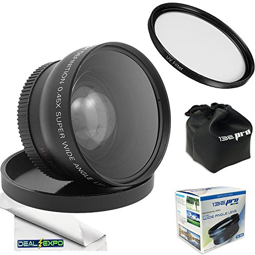 Professional High Definition 58mm 0.43x Wide Angle Lens + 58mm UV Filter