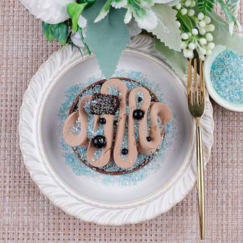 Image of Mermaid Unicorn Pastel Sprinkles, 11.3oz Edible Blue Purple Cake Sprinkles | Large Capacity Magic Set for Cakes Cupcakes Cookies Ice Cream