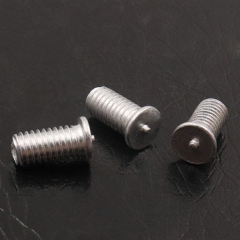M3 Welding Screws aluminum Weld Threaded Studs for Capacitor Discharge Spot Nails - (Size: M3x8mm(100pcs))