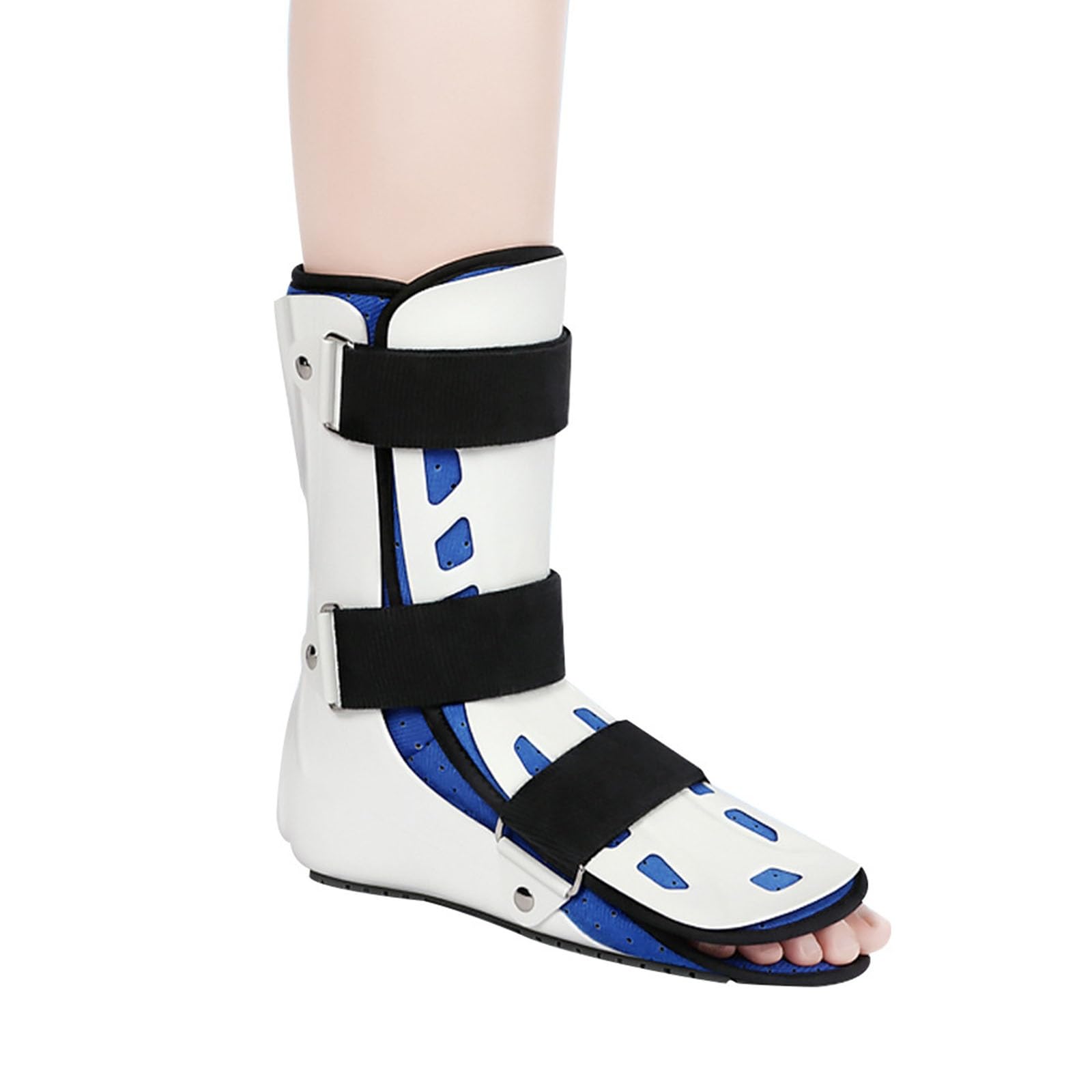 SFKLYU Tutore Supporto Gambe Regolabile Dopo L'Intervento Chirurgico Tutore di Fissaggio del Piede Stecca Notturna per Tendinite di Achille, Dolore al Piede, Sperone Calcaneare,Right