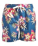 Kanu Surf Men's Monaco Swim Trunks (Regular & Extended Sizes), Grenada Denim Blue, 3X