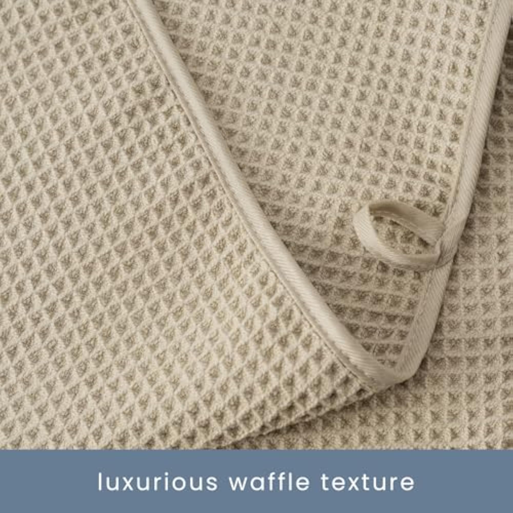 Aura Hand Towels for Bathroom, Premium Waffle Towel