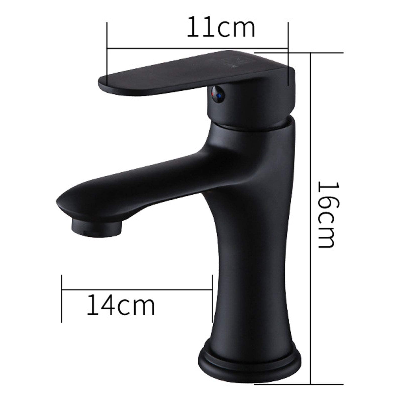 Grifo Mezclador for Lavabo de baño, Grifo Mezclador de latón con válvulas de aireador de cerámica, Grifo Monomando for baño for baño, Cocina, Inodoro, Hotel, Restaurante, Gris(Grey)