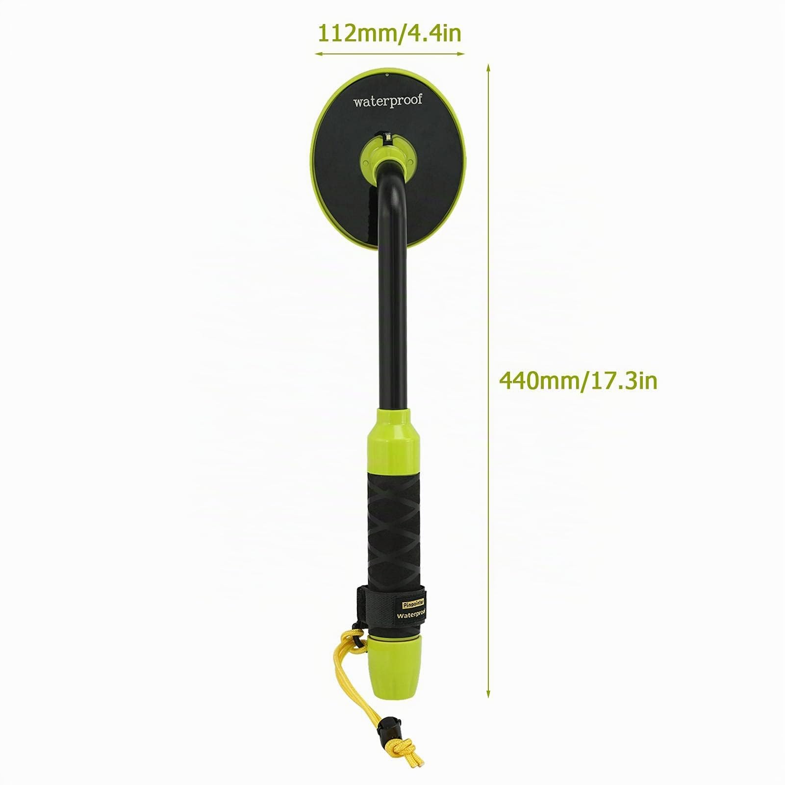 BuyWeek Detector de Metales Localizador de Tesoros, PI Portátil de Plástico ABS Aluminio IP68 para Bucear y Cazar Tesoros