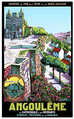 Cartel genérico Angouleme - Póster (300 gramos, 60 x 90 cm, 60 x 70 cm, disponible a 70 € bajo petición)