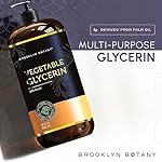 Brooklyn Botany Vegetable Glycerin for Skin, Hair, and Nails – Pure Vegetable Glycerin Body Oil, Hair Oil, Skin Moisturizer – Carrier oil for Essential Oils, Homemade Blends and Massage Oil - 28 fl oz - Image 4