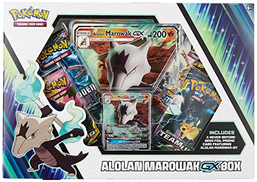 Pokemon Cards TCG: Alolan Marowak-Gx Box | 4 Booster Pack | A Foil Promo Card | A Foil Oversize Card | Genuine Cards - Image 5