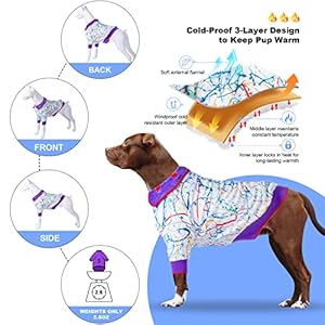 LovinPet-Dog-Coat-Large-Sized-Dog-Warm-Flussy-Easy-Wearing-Dog-Outfits-Soft-Flannel-Warm-Dog-Winter-Coat-Updated-Skin-Friendly-Fabric-Magical-Streak-Prints-Dog-Clothing-for-Autumn-and-Winterpurple - Cucciolini Doodles   LovinPet-Dog-Coat-Large-Sized-Dog-Warm-Flussy-Easy-Wearing-Dog-Outfits-Soft-Flannel-Warm-Dog-Winter-Coat-Updated-Skin-Friendly-Fabric-Magical-Streak-Prints-Dog-Clothing-for-Autumn-and-Winterpurple