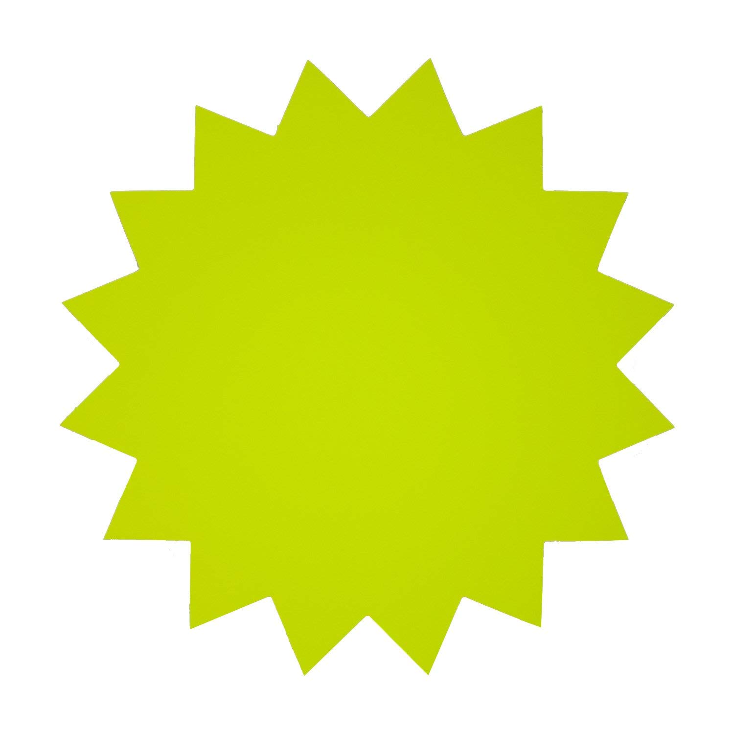 Folia 671 911 Advertising Symbol Star (Pack of 20) Yellow, Small