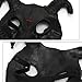 TINAYAUE Unisex Goat Skull Mask PU Devil Horns Mask Scary Halloween Masks for Women Men Lifelike Sheep Face Carnival Animal Theme Party Cosplay Props Performance Demon Costume Accessories