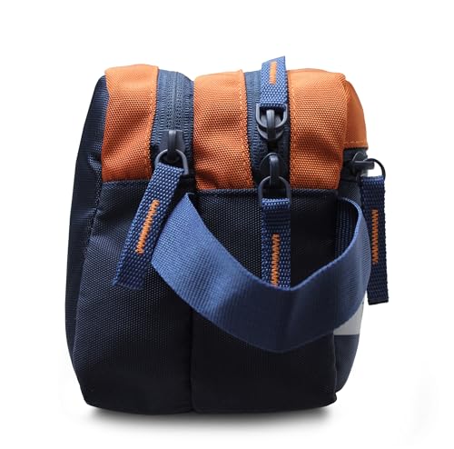 Image of Sfane Portable Travel kit, Cosmetic Bag Makeup Organizer Zipper Toiletry Pouch for Travel, Toiletry Kit (Blue)