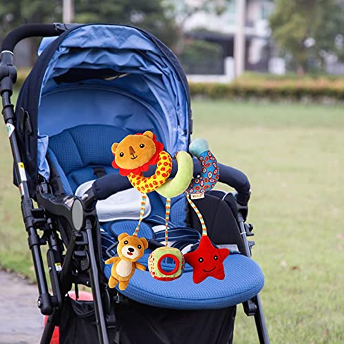 Pomrone Spiraal speelgoed baby mobiel twisty spiraal bed hangen speelgoed geschenken baby activiteit pedagogisch pluche… - Image 8
