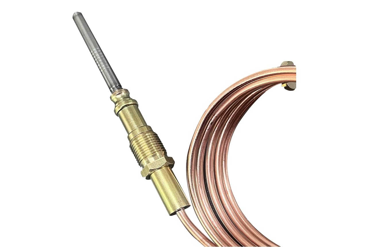 3834 Heavy-Duty thermocouple 48 Inch,Fits for Water heaters, Gas stoves, Pizza ovens, boilers, fireplaces