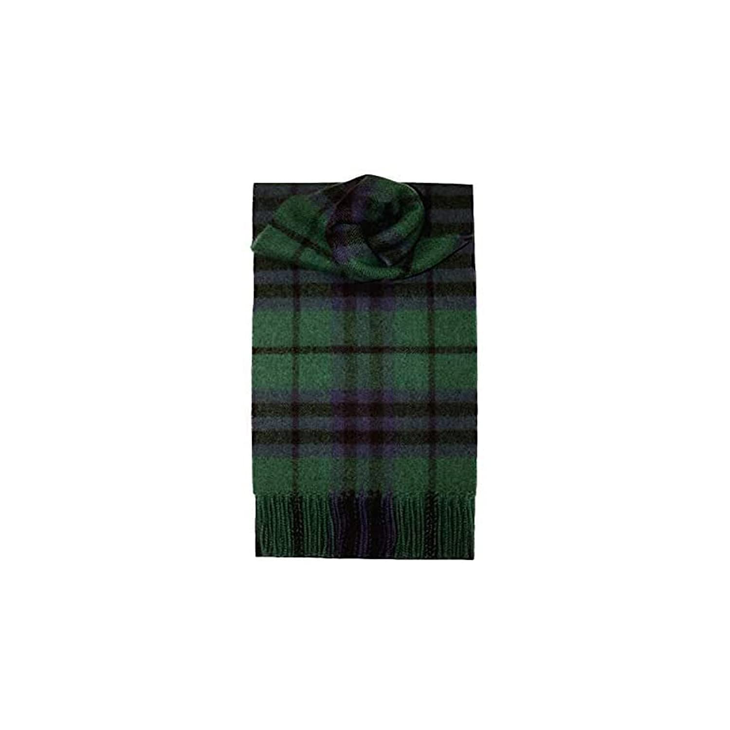 Clans Of Scotland Unisex Keith - 100% Pure Lambswool Scottish Clan Tartan Scarf- 100% Wool - Pure Wool Tartan Scarf - In Various Tartans - Perfect For Men And Women - 12X60 Inches