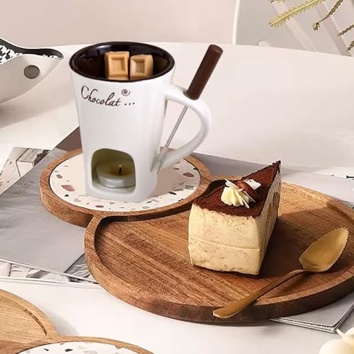 Tasse à fondue au chocolat en céramique, le cadeau de mariage idéal