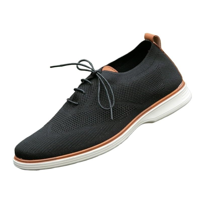 Mens Casual Shoes Dress Sneakers Oxfords Lightweight Soft Fashion Mesh Walking Shoes