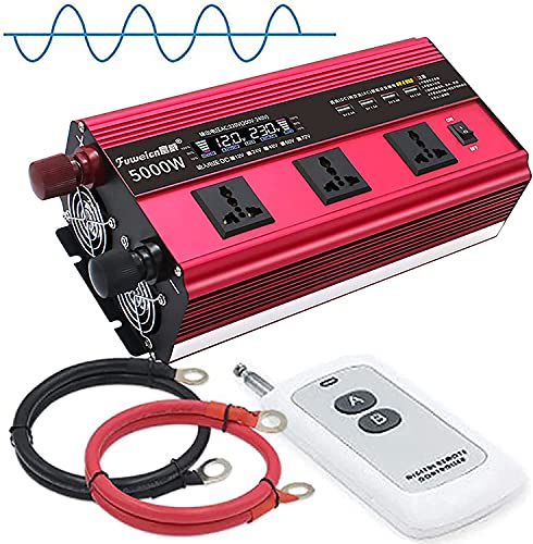 Convertisseur 5000W onde sinusoïdale pure 24V pour une énergie stable