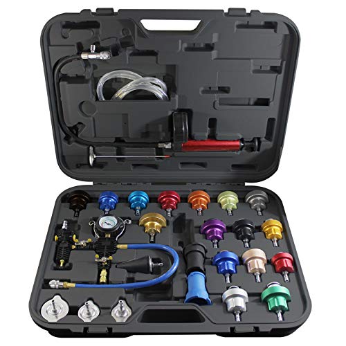 Mastercool 43301-A - 27 Piece Master Radiator Pressure Test Kit, 1 Pack