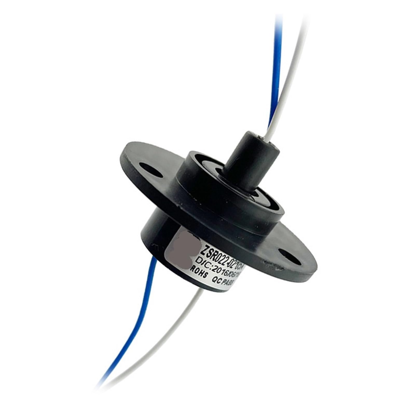ZSR022-2R5A Small cap-type conductive slip ring connector 2-way 5A current collector ring