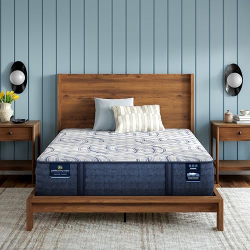 Serta Perfect Sleeper Pro - Hampton 12.5' Extra Firm King Latex Hybrid Mattress - 5 Support Zones and Cooling Tech for Premium Hybrid Comfort - 100 Night Trial, CertiPUR-US Certified