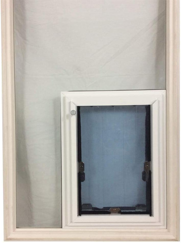 Security Boss French Door Glass Panel with MaxSeal Pet Door