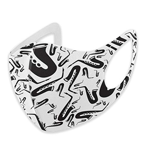 Mouth Masks for Dust Protection Anti Face Mask Washable Earloop Mask Music