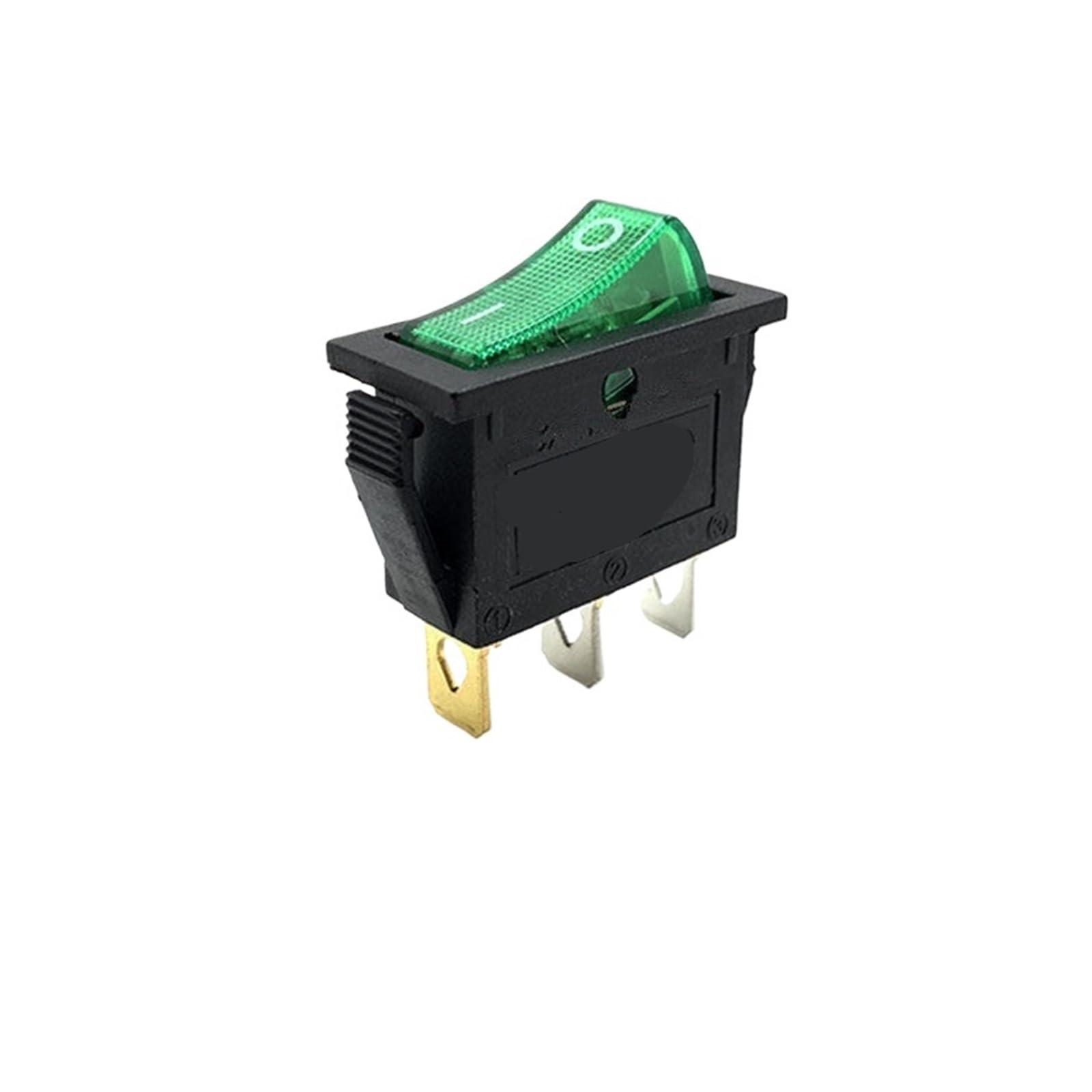 MCSEROST 1PCS 15A 250V/20A 125V AC rocker KCD3(KCD3-102N Green)