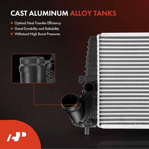 A-Premium Turbocharger Intercooler Compatible with Ford F-150 F150 2013-2014 3.5L, Expedition 2015-2017 3.5L & Lincoln Navigator 2015-2017 3.5L, Charge Air Cooler - Image 4