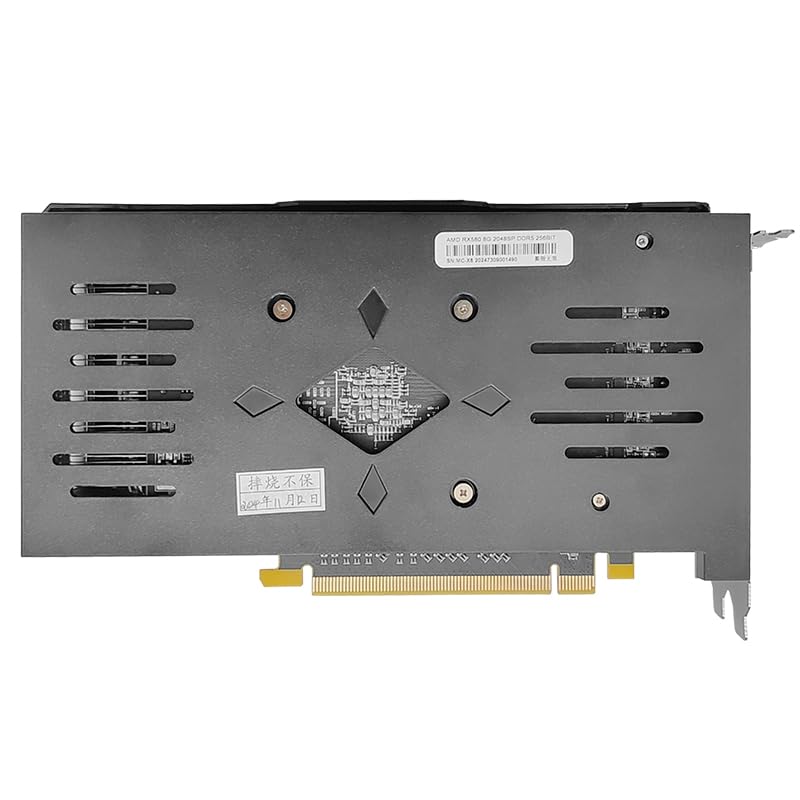 JieShuo AMD RX580 8G Graphics Card Black, Eight Pin 8Gb Gddr5 Graphics Card with 1X Hdmi 2X Dp for High End Gaming,Rendering and Video... - Image 2