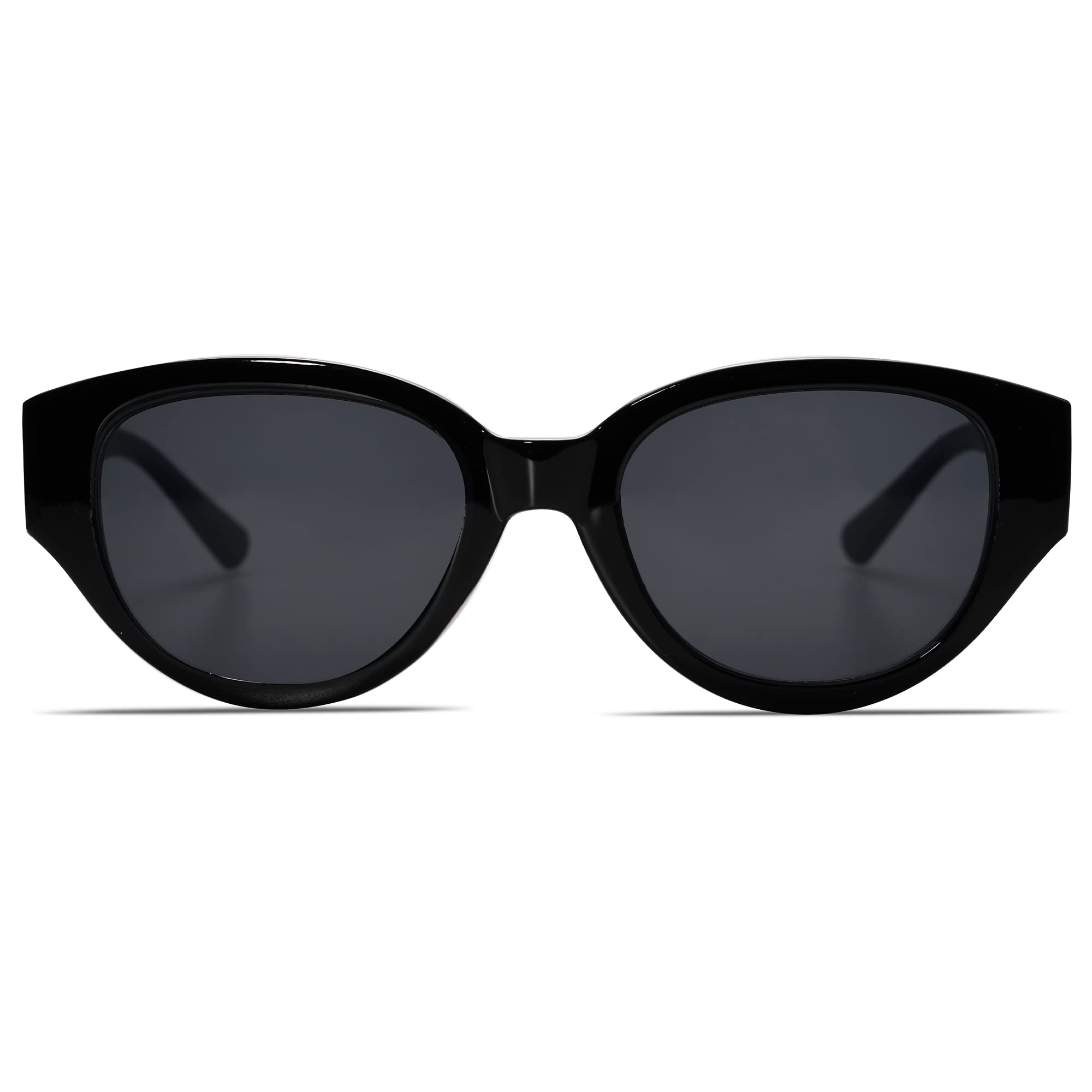 AllarallvrRetro Cateye Sunglasses for Women Fashion Vintage Cute Cat Eye Shades Ladies Sunglasses AR82025